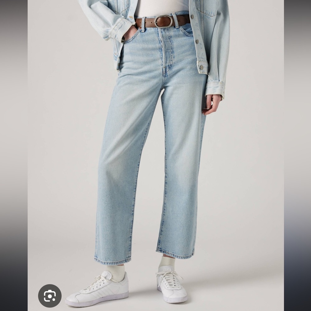 Levi’s ribcage straight ankle jeans